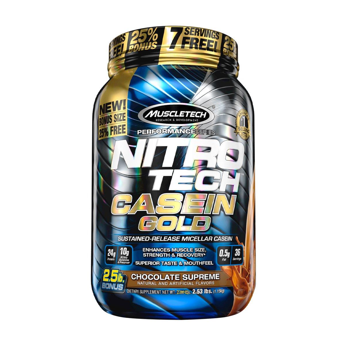 Nitro Tech Casein Gold (2,5 Lb) - Original - All Nutrition - Development